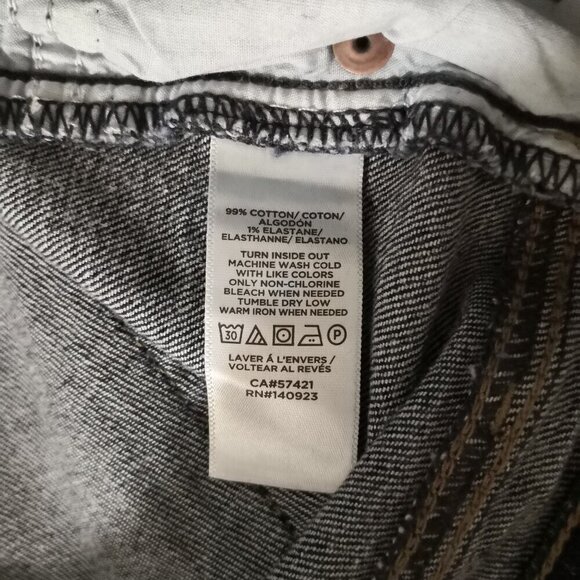 NWOT LOFT Cross Front Fringe Jeans Size 8 Medium Wash - Picture 5 of 5